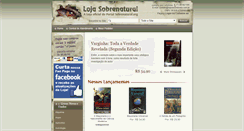 Desktop Screenshot of lojasobrenatural.com.br