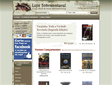 Tablet Screenshot of lojasobrenatural.com.br